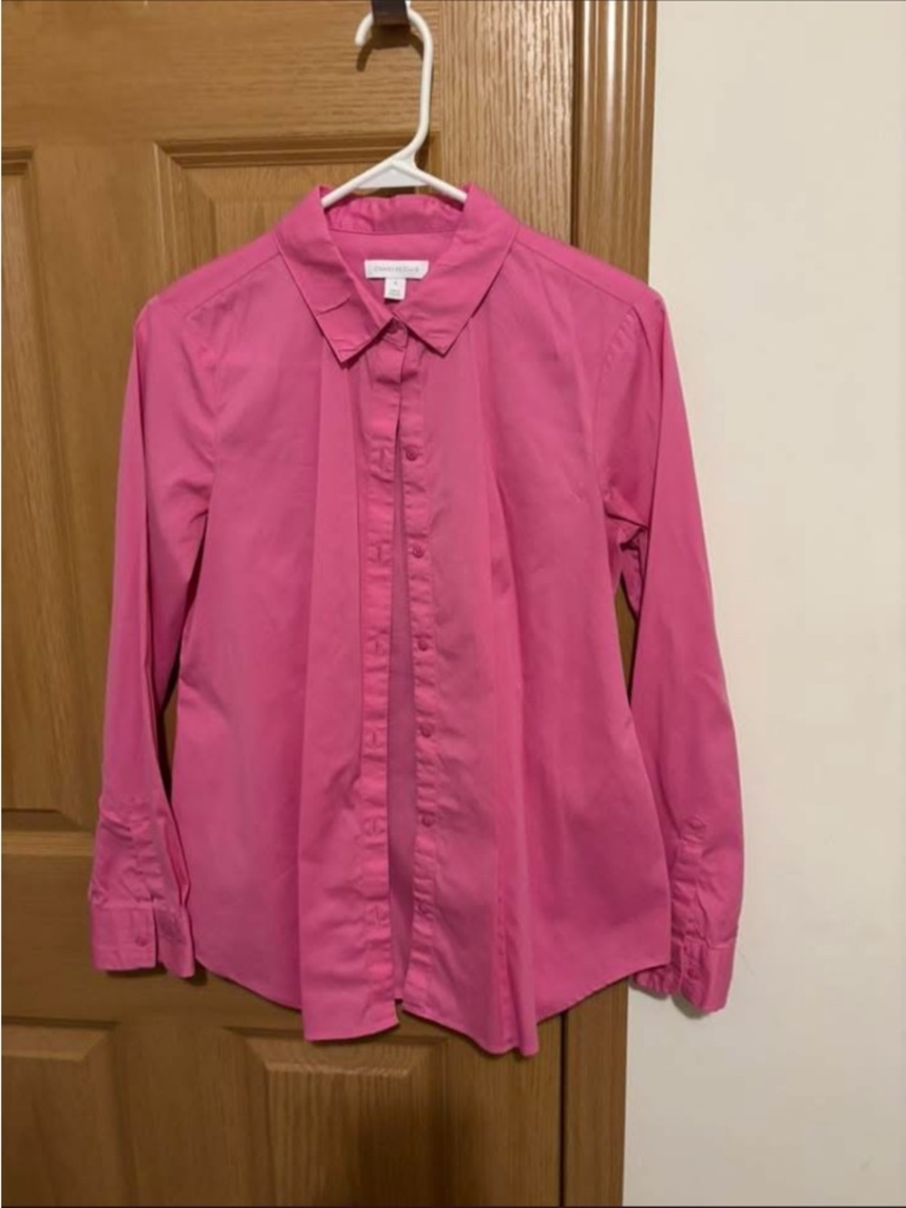 Charter Club Pink Button-Front Blouse